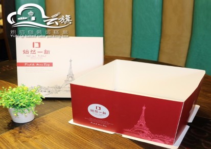 厂家批发定制生日蛋糕盒子手提方形包装盒10只包邮