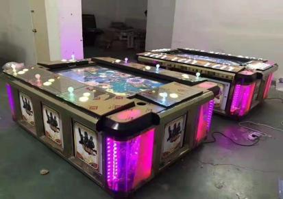 美国大型电玩城游戏机豪华86-100寸平板打鱼机箱出口迪拜拉霸机