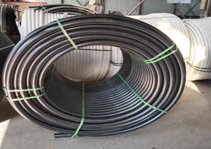 凯华大量供应硅芯管 盘管 黑色塑料管材 pe管件