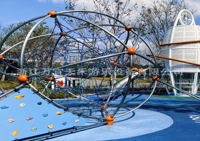 非标定制户外大型钻网游乐设施幼儿园景区公园攀爬网拓展训练网绳