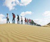 沙漠徒步团建，户外挑战赛