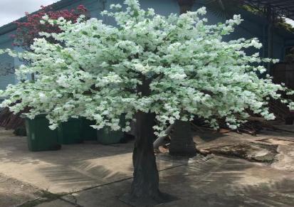 广州市圣杰实业仿真树厂家仿真杜鹃树，仿真豆花树，假树装饰品仿真树制作