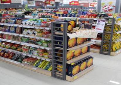 广金 钢木超市货架生产商 果蔬货架安装 便利店超市专用