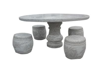 旭兴青石石桌石凳可定制雕刻风格独特