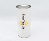 厂家圆形纸筒纸罐包装定做牛皮纸圆筒纸管马口铁盖圆形纸罐定制
