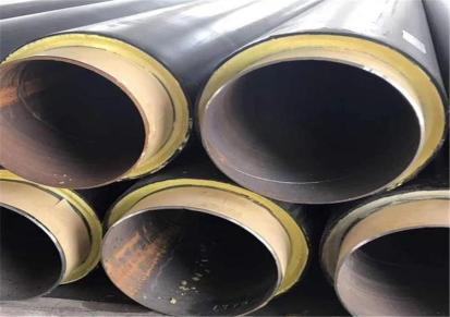 发泡保温钢管优质钢套钢蒸汽保温管聚氨酯泡沫保温直埋管实地厂家