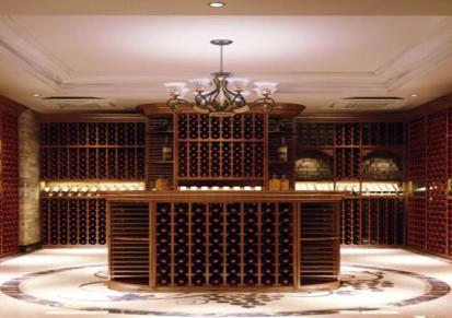 酒窖工程--地下酒窖-不锈钢红酒柜--别墅酒窖设计报价--万丰酒窖