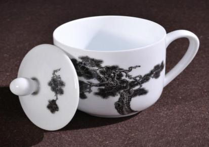 醴陵釉下彩礼品陶瓷杯订制价格美丽全国质量保证专业厂家质量可靠