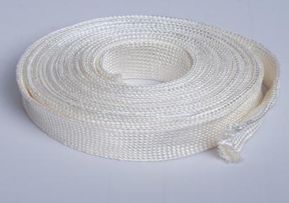 白色高硅氧套管 绝缘隔热耐温防火玻璃纤维布带 爱普瑞斯