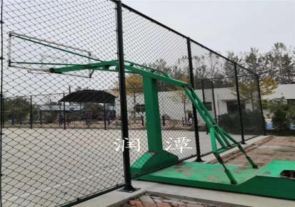 学校篮球场围网 篮球场绿色护栏网 球场隔离网厂家定做-润潭丝网