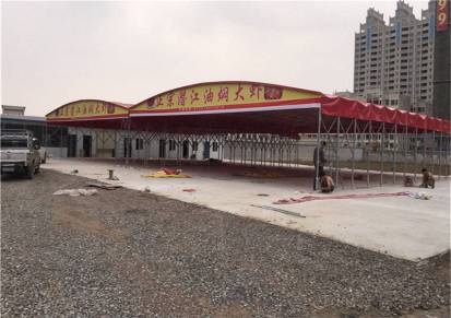 惠州惠东县定做移动仓库帐篷厂家本地安装伸缩篷推拉式雨棚
