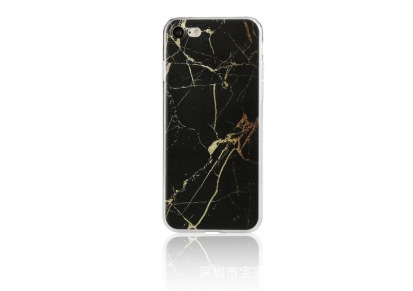 新款iphone7 plus手机壳大理石纹苹果7全包软壳彩绘创意手机壳