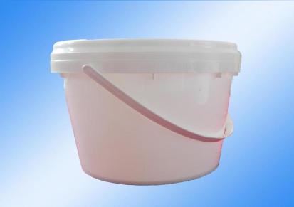 誉华 全新pp油墨防水材料 塑料垃圾桶 压盖食品包装塑料圆桶厂家