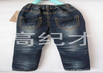 13年韩国品牌精品中童秋季弹力牛仔裤即墨货源