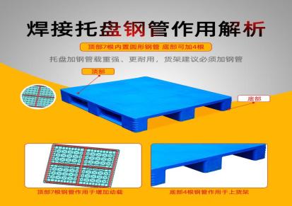 重庆平板田字焊接塑料卡板1210叉车托盘仓库立体库货架垫仓板