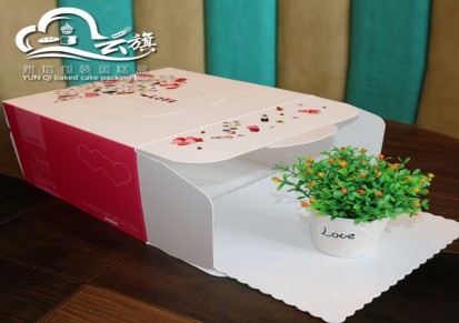 厂家批发 烘焙包装盒 生日蛋糕盒 定制烫金包装盒