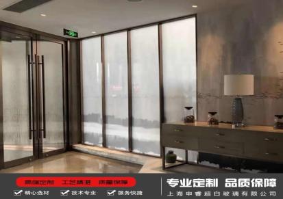 上海申睿 好看的玻璃屏风 艺术玻璃壁画