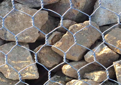 东卓 镀锌格宾石笼 五拧石笼网 来电咨询 生态格宾网护垫