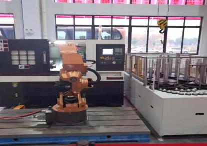 厂家直销-数控加工中心 数控车床与桁架机械手-关节机器人自动上下料 实现自动化