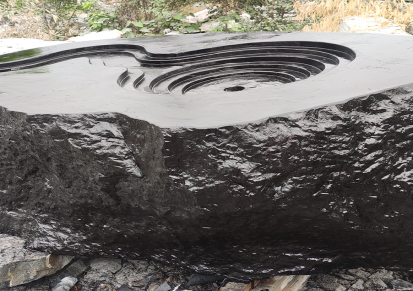 广州黑山石 枯山水石头 支持图纸定制加工