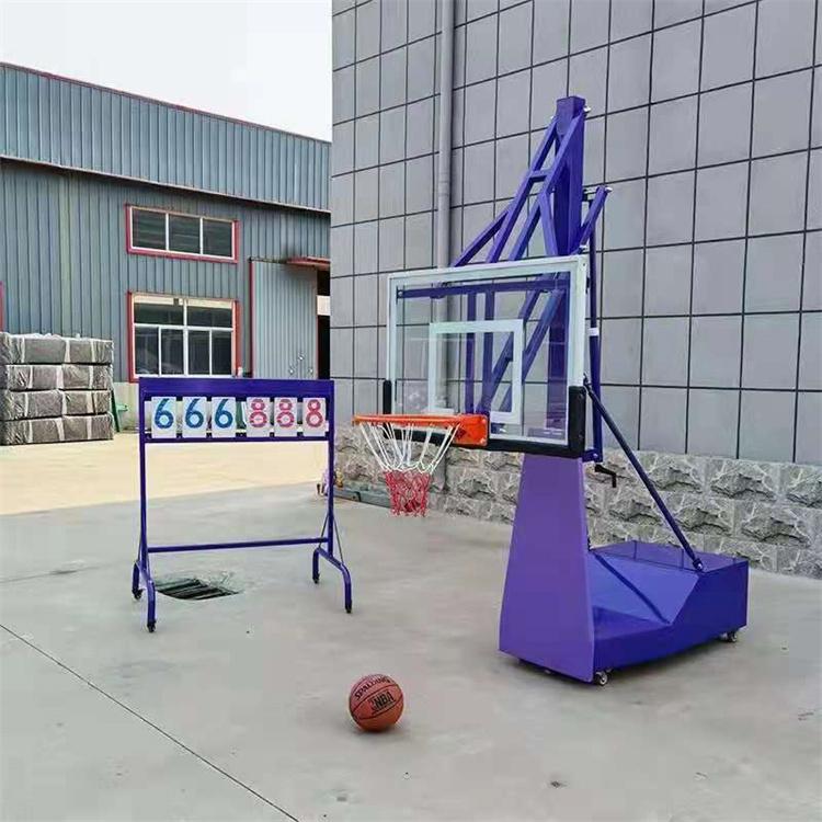 广东 地埋式篮球架 箱体式篮球架 规格多样批发定制沧海体育设施