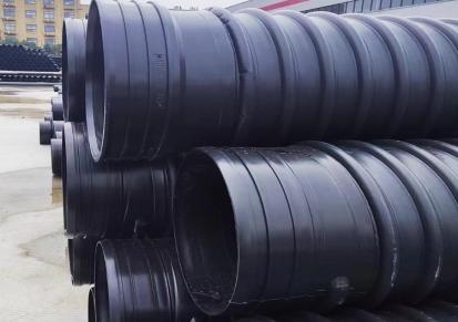 荣塑 HDPE钢带增强螺旋波纹管 大口径聚乙烯埋地下水管 产品实惠