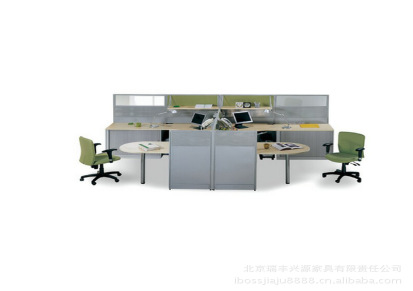 京津地区厂家常年供应1800*1500*1200尺寸员工工位桌
