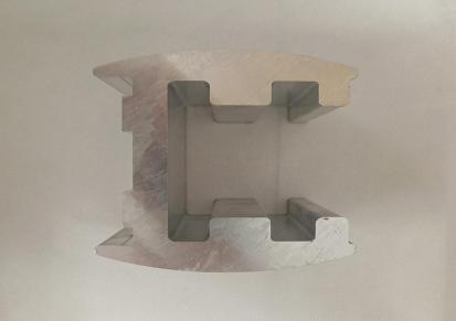 齐扬铝合金U型铝槽重型玻璃夹凹槽铝型材定制