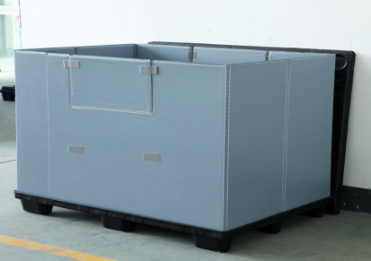 佛山 1470 吹塑蜂窝板围板箱 可折叠回收 可重复循环使用