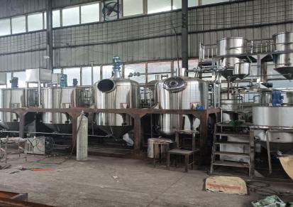 茶籽毛油提纯设备 核桃压榨精炼机 茶籽色拉油精炼产线 百融厂家生产