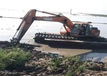 荆州市周边小松215型水陆挖掘机租赁服务百姓