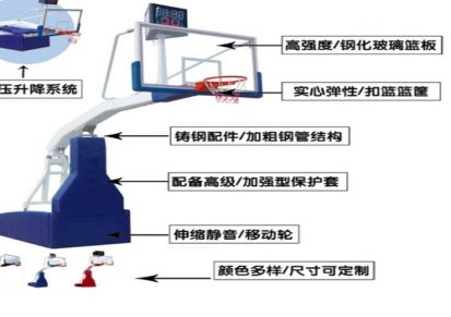 厂家生产业态篮球架批发生产 双林 供应业态篮球架