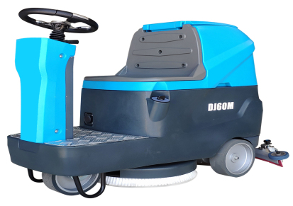 厂家直销小型洗地车车间驾驶式洗地机DJ60M车库用擦地车