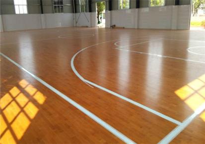 张掖市学校体育企口硬木地板 学校篮球专用木地板——恩比恩体育源头厂家供应直销
