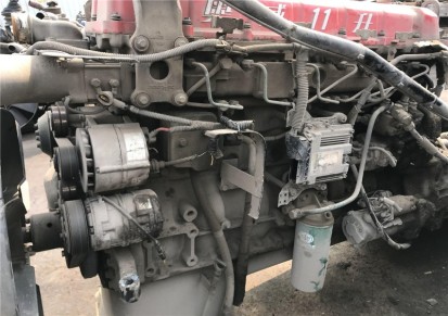 二手德龙发动机拆车件天龙雷诺385马力,解放锡柴11升420