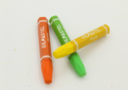 优质无毒环保材料生产供应彩色蜡笔 艳丽油画棒 批发