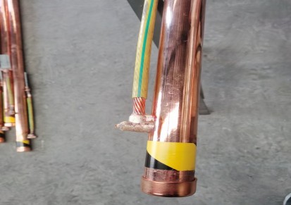 镀铜离子接地极电解离子接地极中康防雷放热焊接制作过程