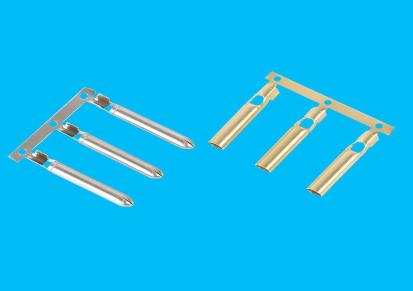 创龙电器 1.0 1.2 1.5双铆压铜管公端子铜针 圆管 1.5防水插端子