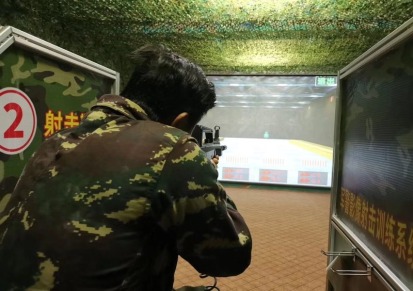 影像靶 激光影像打靶训练 电子虚拟打靶 射击距离可选择 多人同时射击