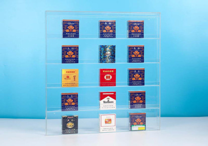 海博 合肥亚克力香烟展示架 烟架 烟柜 有机玻璃香烟展示架