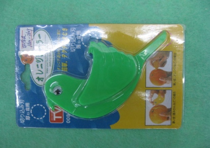 出口日本-绿色小鸟开橙器 小鸟剥皮器 剥橙器