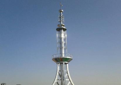 通讯塔 钢结构通讯塔广诺大型可定制不锈钢通讯塔
