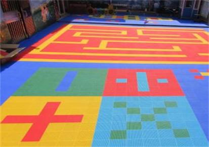 山东鼎祥室外地板篮球网球羽毛球场地悬浮拼装地板 米字格地板