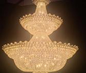欧司朗 全国清洗水晶灯服务 高端休闲会所大厅室内装饰大型工程灯清洁 保养