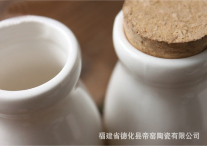 生活日记の简约 创意怀旧复古 软木塞 陶瓷牛奶瓶牛奶杯zakka杂货