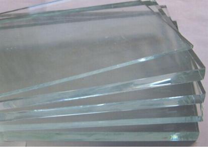 白玻艺术玻璃 12mm建筑无框钢化玻璃定制 晶彩华阳