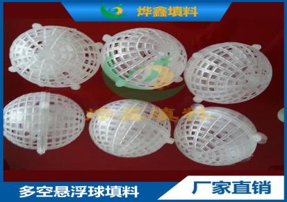 烨鑫环保厂家直销 悬浮球填料 多孔悬浮球生物填料 源头生产厂家特价优惠中
