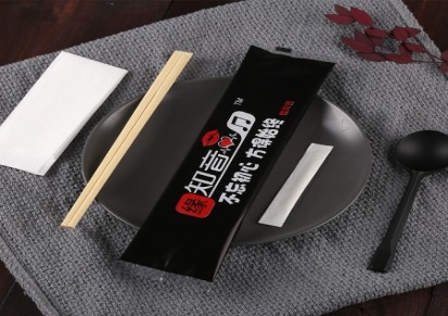 一次性餐具包 opp餐具包 一次性筷子外卖四件套 筷子餐具包定制厂家