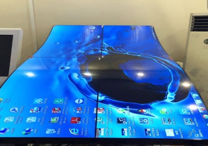 LG55寸OLED柔性曲面拼接屏,OLED 柔性屏任意拼接,波浪型圆型等结构设计