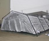 锦泰天禄30平方网架指挥帐篷大型框架帐篷折叠双层防寒隔热户外露营